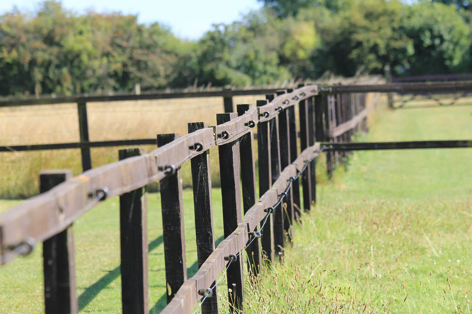 Mains electric fencing