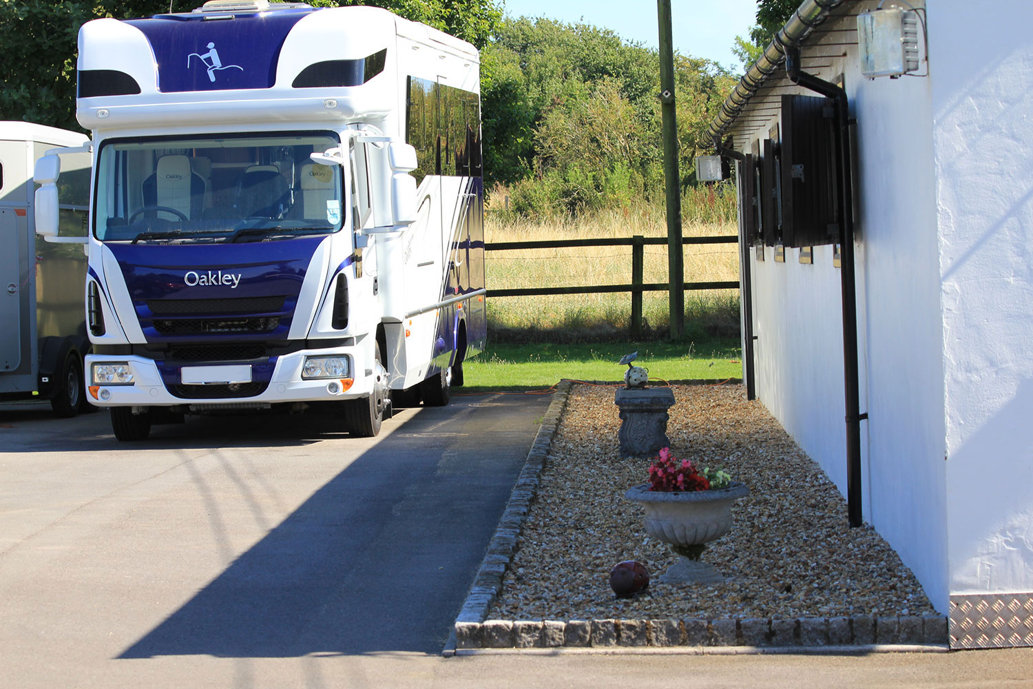We have hard standing throughout with hookups for trailers and lorries